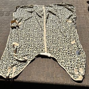 Jeffers Equine Cheetah Fleece Cooler 72”